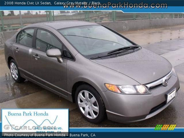2008 Honda Civic LX Sedan in Galaxy Gray Metallic