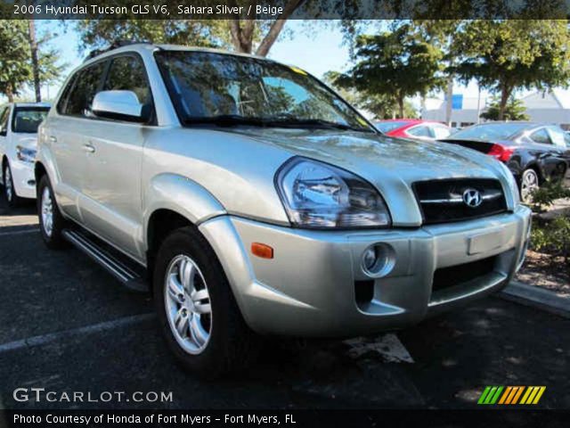 2006 Hyundai Tucson GLS V6 in Sahara Silver