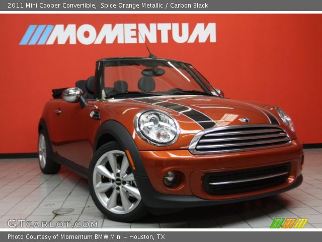 2011 Mini Cooper Convertible in Spice Orange Metallic