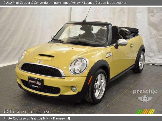 2010 Mini Cooper S Convertible in Interchange Yellow