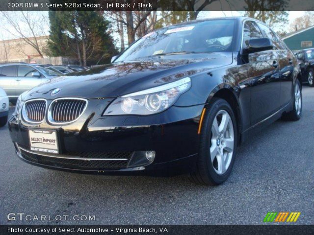 2008 BMW 5 Series 528xi Sedan in Jet Black