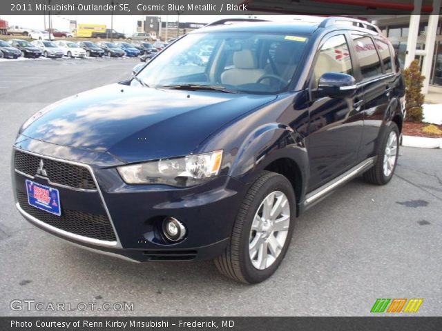 2011 Mitsubishi Outlander SE in Cosmic Blue Metallic