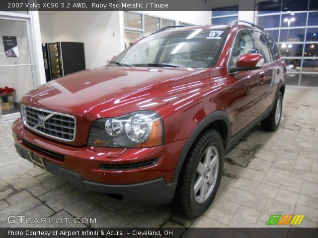 2007 Volvo XC90 3.2 AWD in Ruby Red Metallic