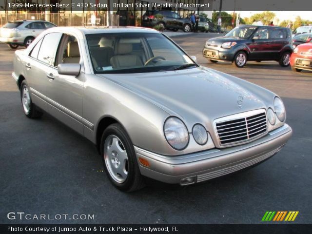 1999 Mercedes-Benz E 430 Sedan in Brilliant Silver Metallic