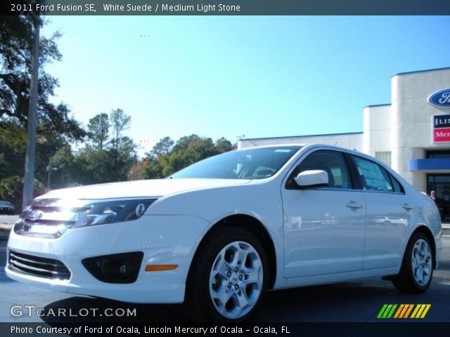 2011 Ford Fusion SE in White Suede