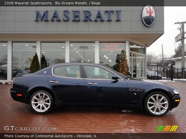 2008 Maserati Quattroporte  in Blu Oceano Metallic