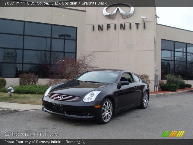 2007 Infiniti G 35 Coupe in Black Obsidian