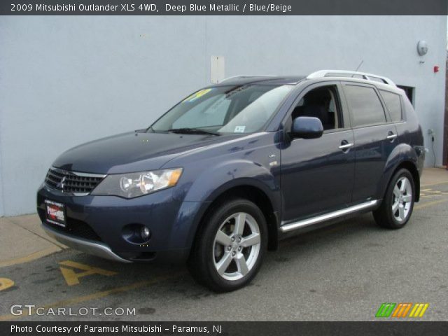 2009 Mitsubishi Outlander XLS 4WD in Deep Blue Metallic