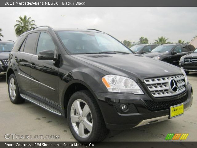 2011 Mercedes-Benz ML 350 in Black