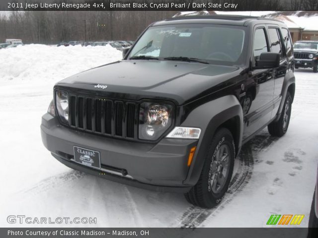 2011 Jeep Liberty Renegade 4x4 in Brilliant Black Crystal Pearl