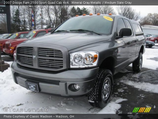 2007 Dodge Ram 2500 Sport Quad Cab 4x4 in Mineral Gray Metallic