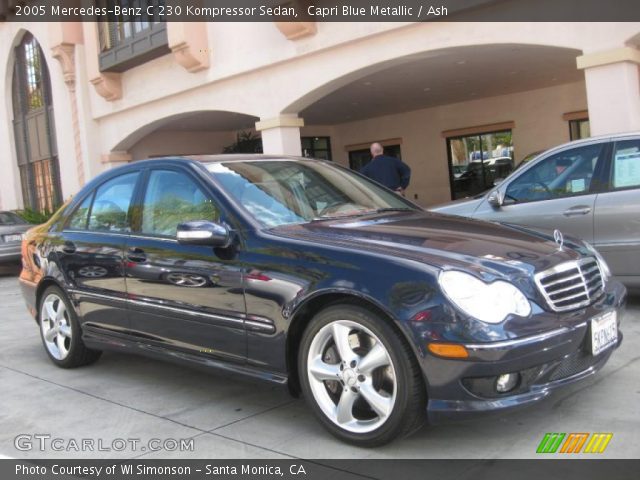 2005 Mercedes-Benz C 230 Kompressor Sedan in Capri Blue Metallic