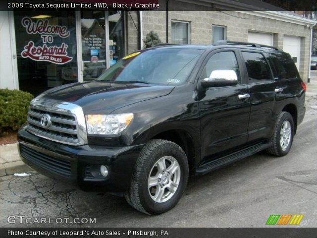 2008 Toyota Sequoia Limited 4WD in Black
