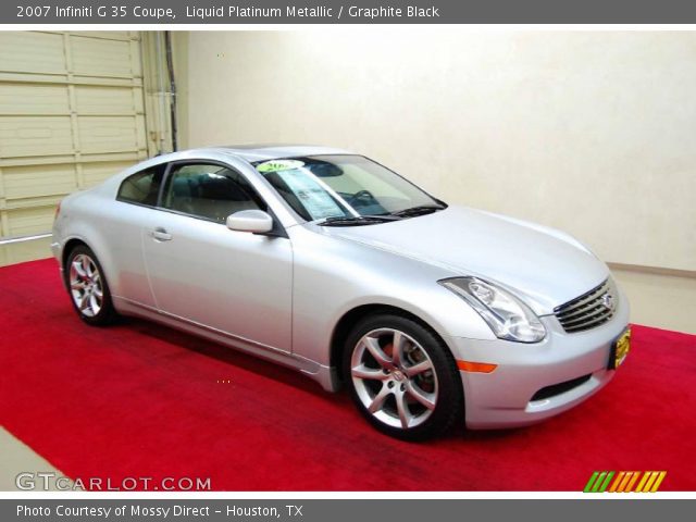 2007 Infiniti G 35 Coupe in Liquid Platinum Metallic