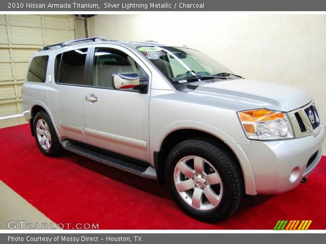 2010 Nissan Armada Titanium in Silver Lightning Metallic