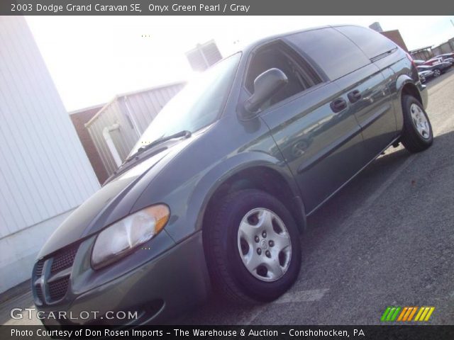 2003 Dodge Grand Caravan SE in Onyx Green Pearl