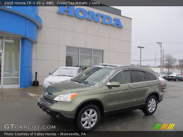 2008 Honda CR-V EX-L 4WD in Green Tea Metallic