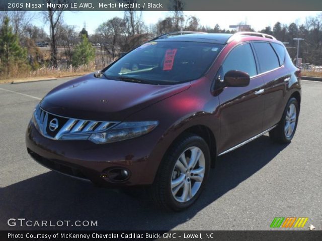 2009 Nissan Murano LE AWD in Merlot Metallic