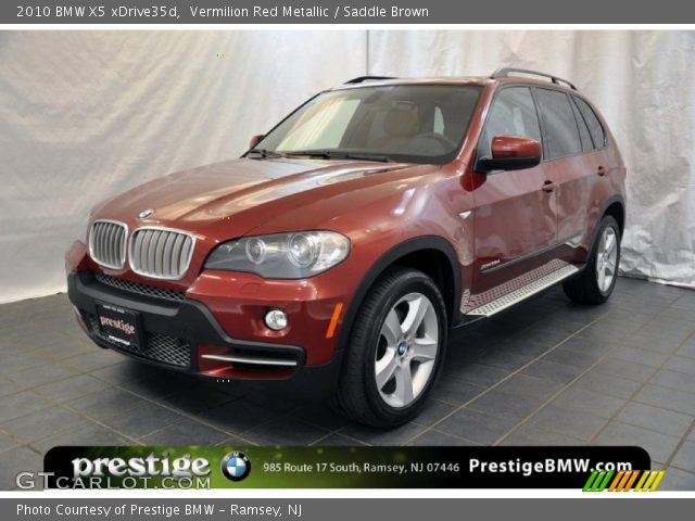 2010 BMW X5 xDrive35d in Vermilion Red Metallic