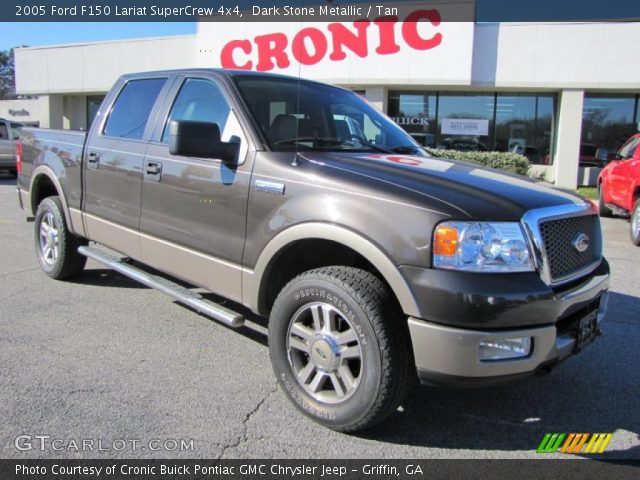 2005 Ford F150 Lariat SuperCrew 4x4 in Dark Stone Metallic