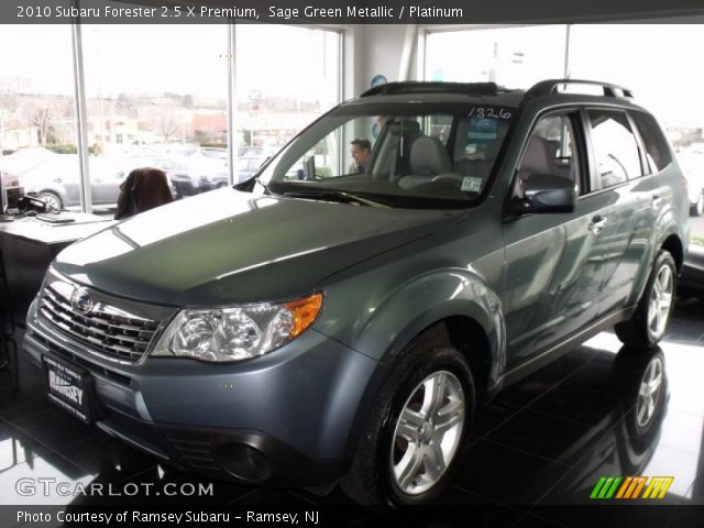 2010 Subaru Forester 2.5 X Premium in Sage Green Metallic