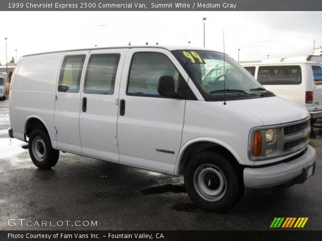1999 Chevrolet Express 2500 Commercial Van in Summit White