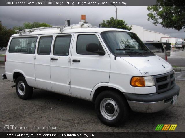 2001 Dodge Ram Van 3500 Cargo Utility in Bright White