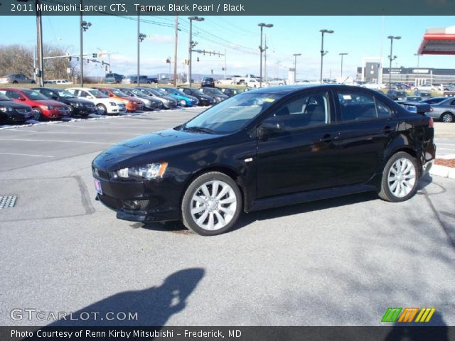 2011 Mitsubishi Lancer GTS in Tarmac Black Pearl