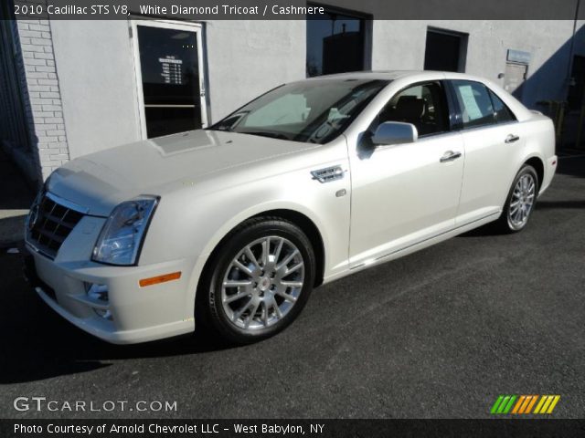 2010 Cadillac STS V8 in White Diamond Tricoat