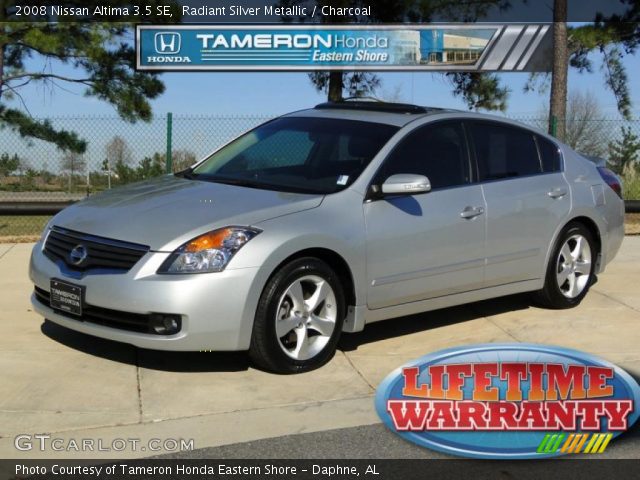 2008 Nissan Altima 3.5 SE in Radiant Silver Metallic