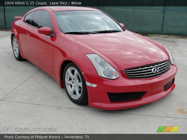 2004 Infiniti G 35 Coupe in Laser Red