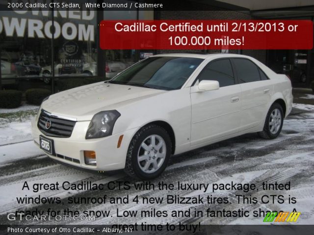 2006 Cadillac CTS Sedan in White Diamond