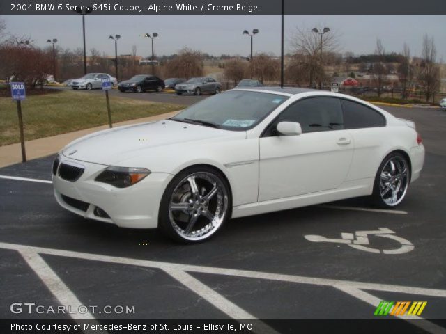2004 BMW 6 Series 645i Coupe in Alpine White
