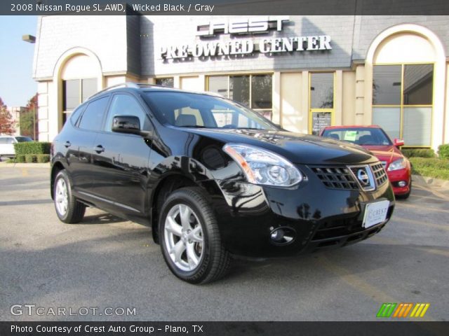 2008 Nissan Rogue SL AWD in Wicked Black