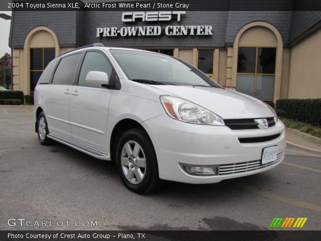 2004 Toyota Sienna XLE in Arctic Frost White Pearl