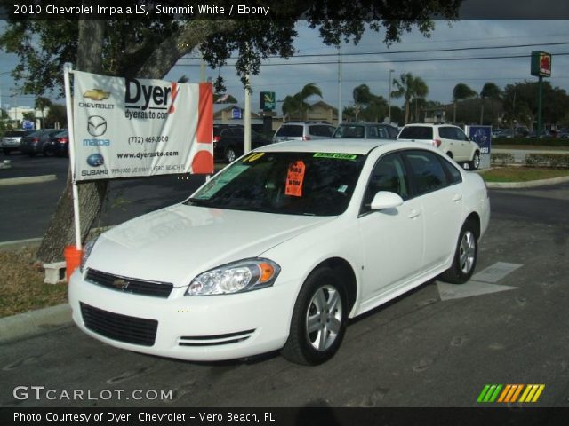 2010 Chevrolet Impala LS in Summit White