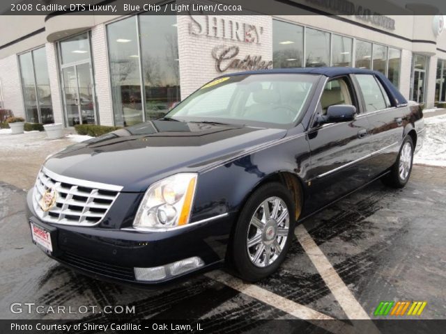 2008 Cadillac DTS Luxury in Blue Chip