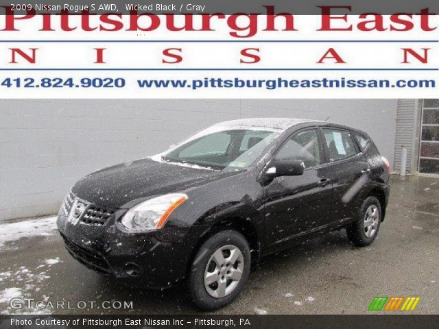 2009 Nissan Rogue S AWD in Wicked Black
