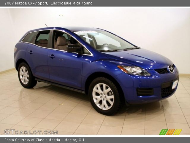 2007 Mazda CX-7 Sport in Electric Blue Mica