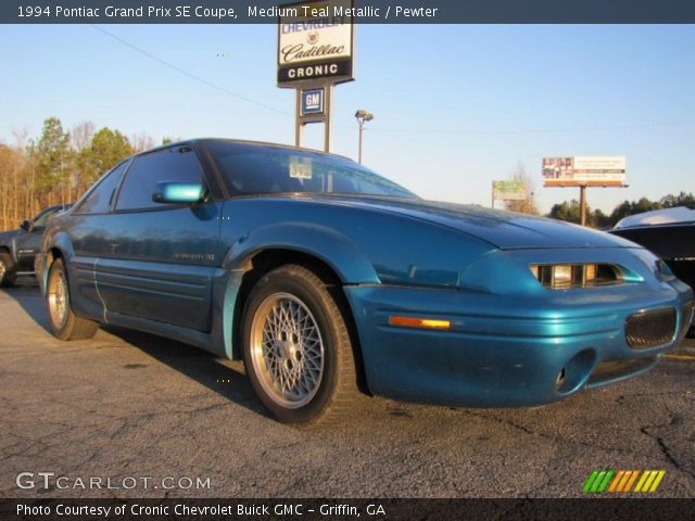 1994 Pontiac Grand Prix SE Coupe in Medium Teal Metallic