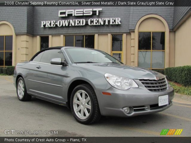 2008 Chrysler Sebring Touring Convertible in Silver Steel Metallic