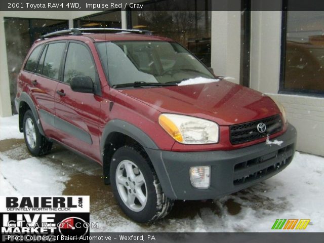 2001 Toyota RAV4 4WD in Impulse Red