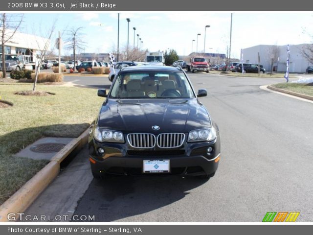 2008 BMW X3 3.0si in Jet Black