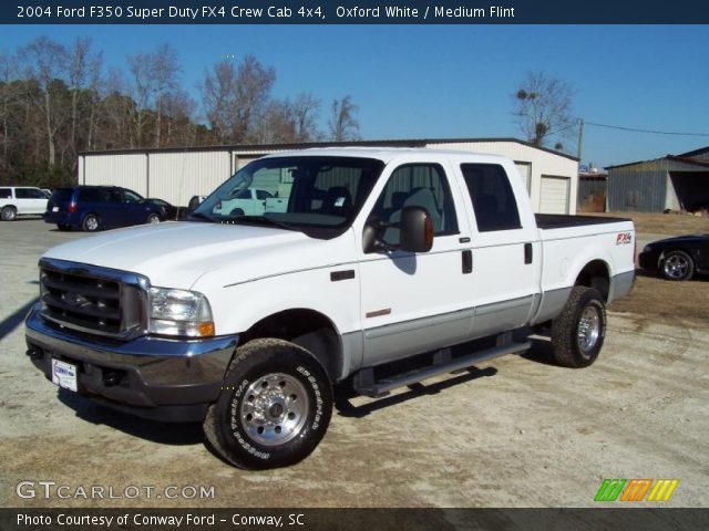 2004 Ford F350 Super Duty FX4 Crew Cab 4x4 in Oxford White