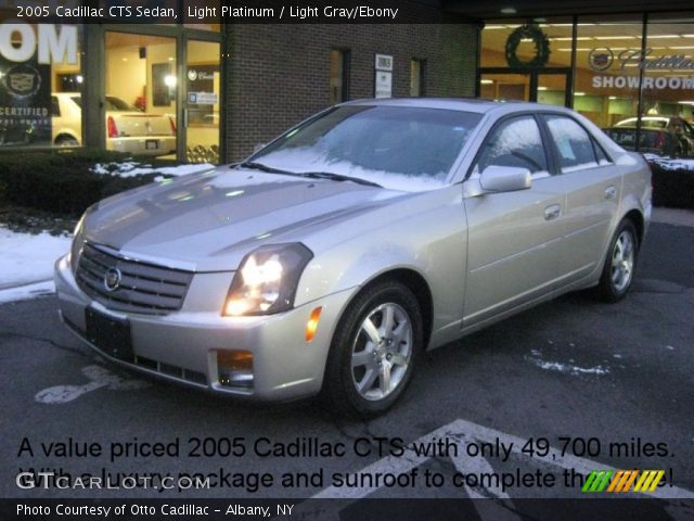 2005 Cadillac CTS Sedan in Light Platinum