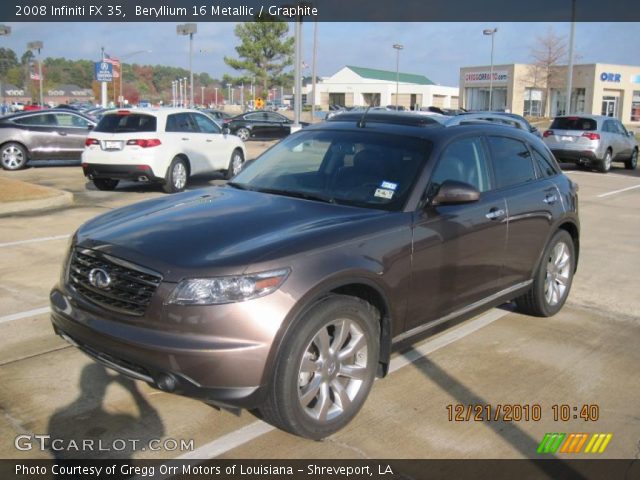2008 Infiniti FX 35 in Beryllium 16 Metallic