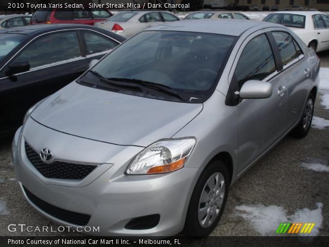 2010 Toyota Yaris Sedan in Silver Streak Mica