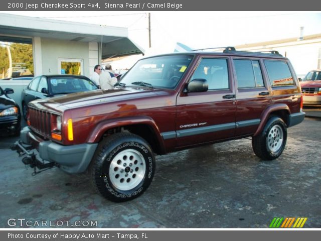 2000 Jeep Cherokee Sport 4x4 in Sienna Pearl