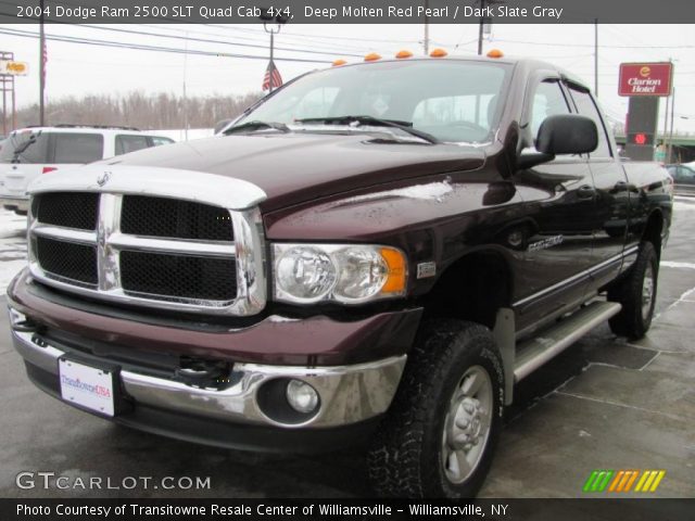 2004 Dodge Ram 2500 SLT Quad Cab 4x4 in Deep Molten Red Pearl