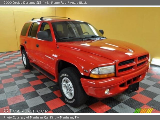 2000 Dodge Durango SLT 4x4 in Flame Red